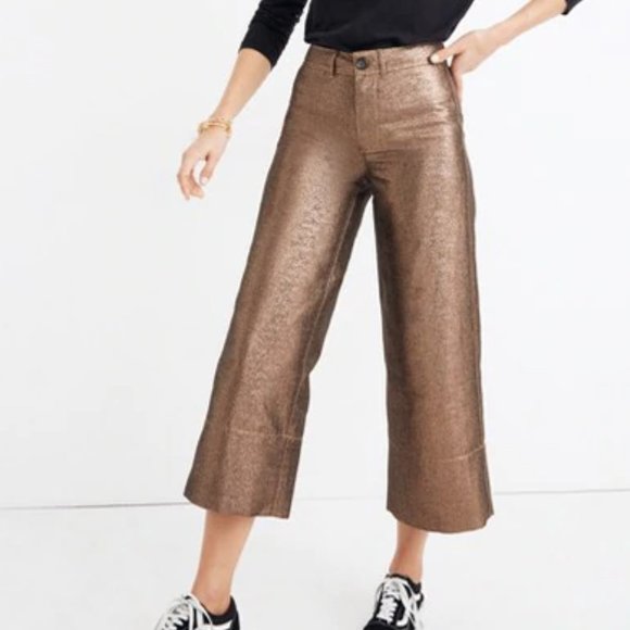Madewell Pants - Madewell Langford Wide Leg Crop Pants NWT